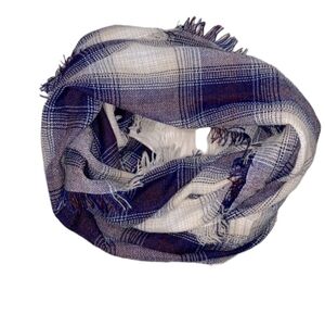Plaid tartan infinity scarf new with tags